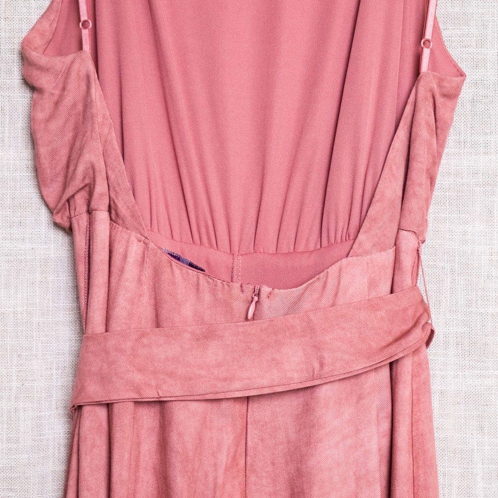 Pink Open-Back Jumpsuit - Picture 7 of 10